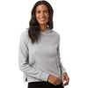North End Women's Platinum Heather Spirit Textured Hooded Pullover