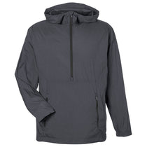 North End Men's Carbon/Black Aura Lightweight Packable Anorak
