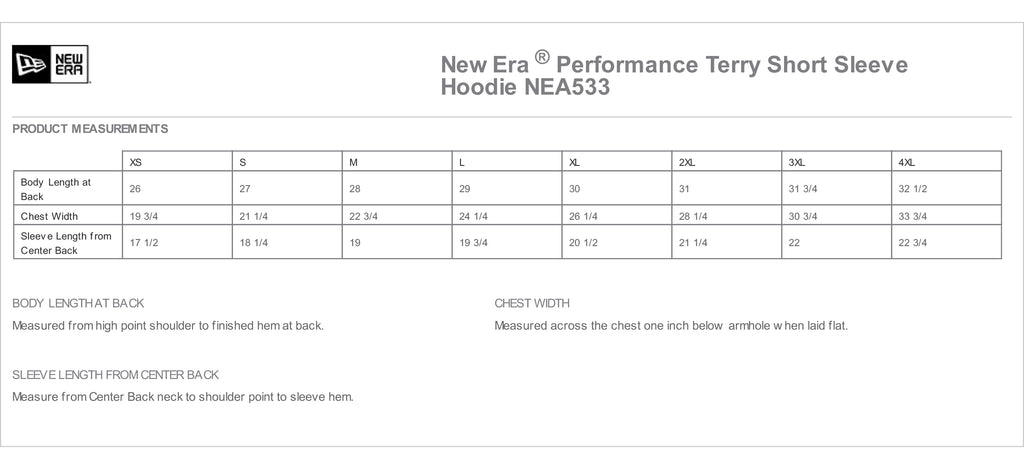 New Era Men's Graphite Heather Performance Terry Short Sleeve Hoodie