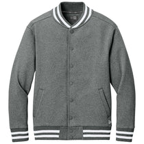 New Era Men's Grey Frost Varsity Heavyweight Fleece Jacket