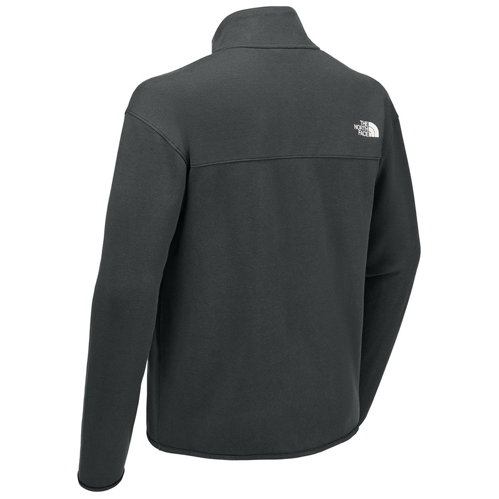 The North Face Men's Asphalt Grey Double-Knit 1/2-Zip Fleece