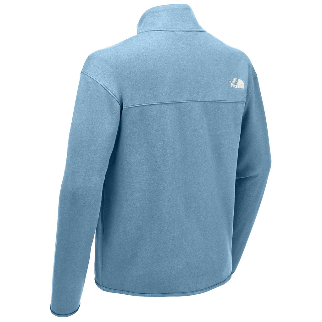 The North Face Men's Steel Blue Double-Knit 1/2-Zip Fleece