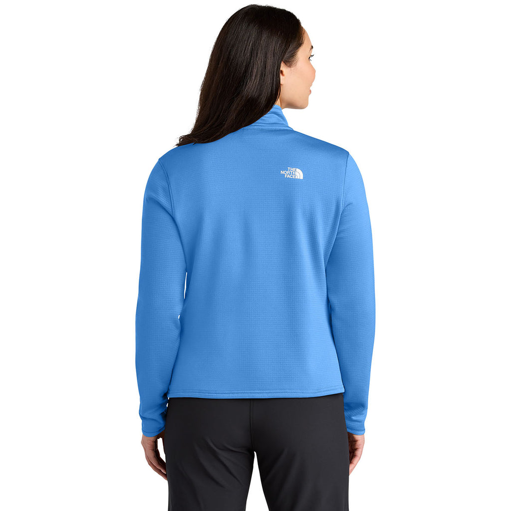 The North Face Women's Marina Blue Aim 1/4-Zip Fleece