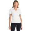 Nike Women's White Dri-FIT Micro Pique 2.0 Polo