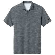 Nike Men's Dark Grey Dri-FIT Striated Polo