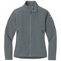 Nike Women's Dark Grey Full-Zip Soft Shell Jacket