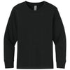 Next Level Youth Black Cotton Long Sleeve Tee