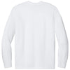 Next Level Men's White Heavyweight Long Sleeve Tee