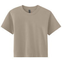 Next Level Women's Tan Heavyweight Boxy Tee