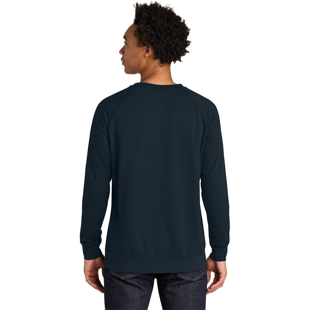 Next Level Men's Midnight Navy Laguna Raglan Sweatshirt