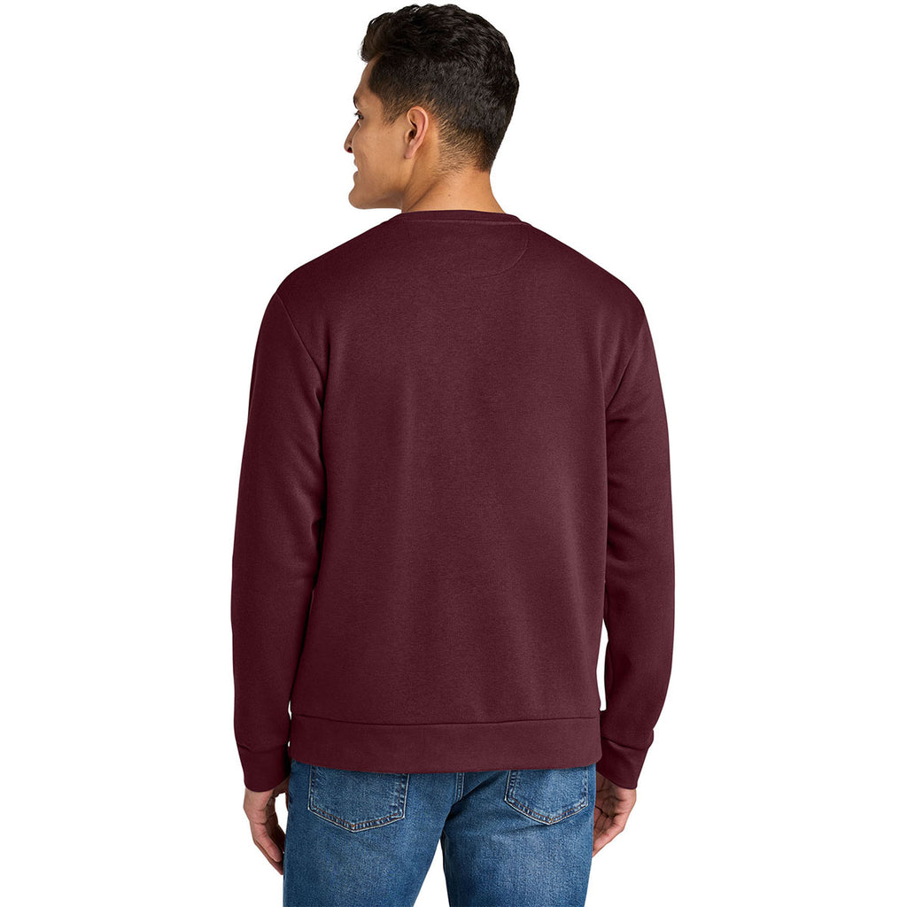 Next Level Men's Maroon Santa Barbara Pocket Sweatshirt