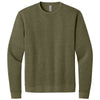 Next Level Men's Heather Military Green Apparel Adult Malibu Crewneck Sweatshirt