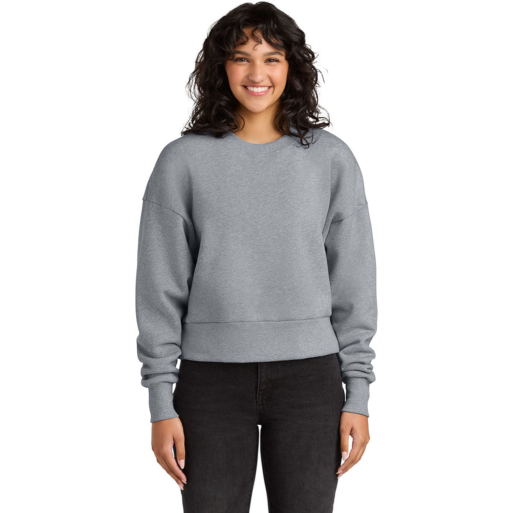 Next Level Women's Heather Gray Heavyweight Sweatshirt