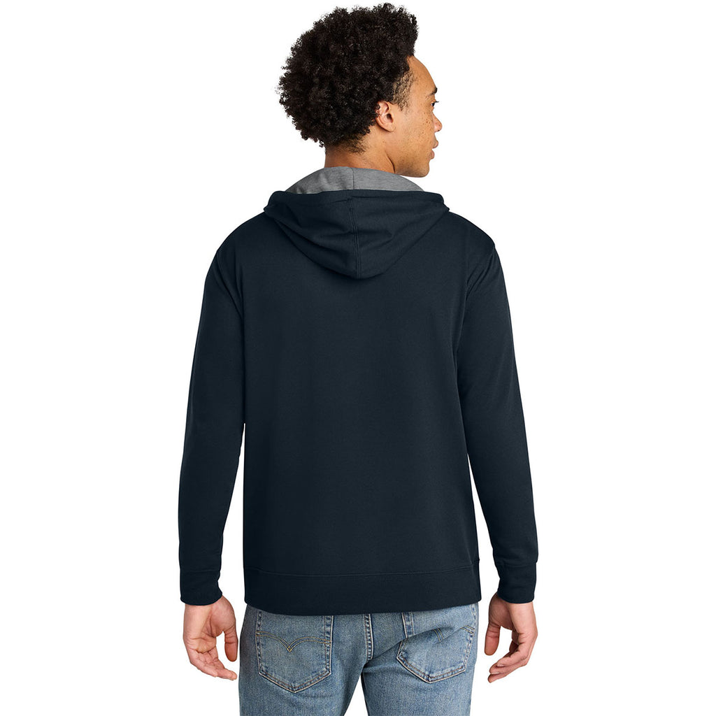 Next Level Men's Midnight Navy/Heather Gray Laguna Hoodie