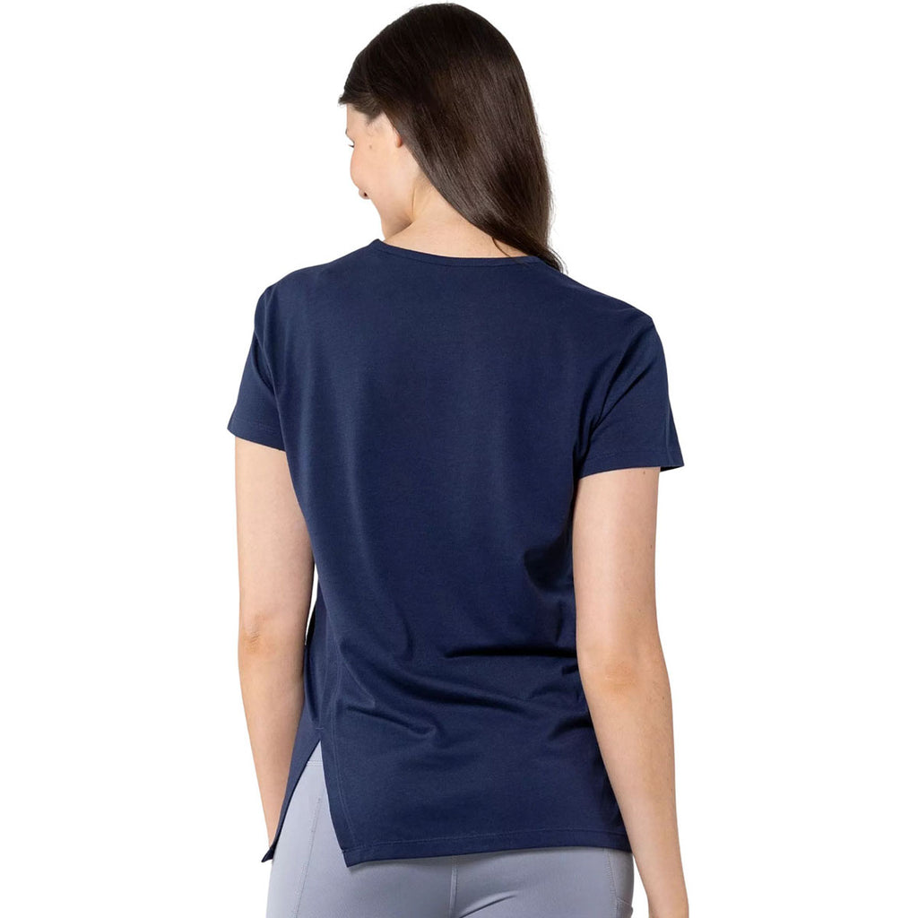 Verve Women's Navy Influx Short Sleeve Tee