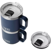 YETI Navy Rambler 14 oz Stackable Mug with Durasip Ceramic Lining