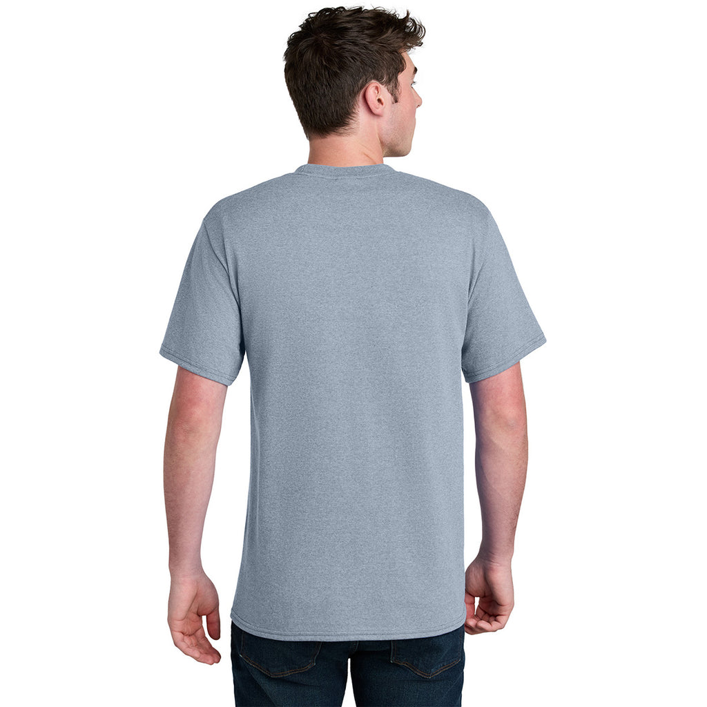 Port & Company Men's Athletic Heather Core Blend Recycled Tee