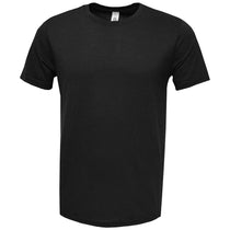 BAW Unisex Black Soft-Tek Blended T-Shirt