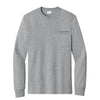 Port & Company Men's Athletic Heather Long Sleeve Essential Pocket Tee