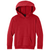 Port & Co. Youth Red Easy Fleece Pullover Hooded Sweatshirt