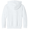 Port & Co. Youth White Easy Fleece Pullover Hooded Sweatshirt