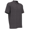 Perry Ellis Men's Caviar Heather Double Knit Polo