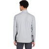 Puma Golf Men's Puma Black/Bright White Mesa Stripe Quarter-Zip