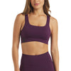 UNRL Women's Dark Plum Performa Longline Bra