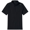 UNRL Men's Black Pique Pro Polo