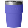 YETI Ultramarine Violet Rambler 16 oz Stackable Cup with Lid