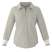 A. PUTNAM Women's Silver Birch Raglan Button Up