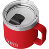 YETI Rescue Red Rambler 14 oz Stackable Mug with Durasip Ceramic Lining