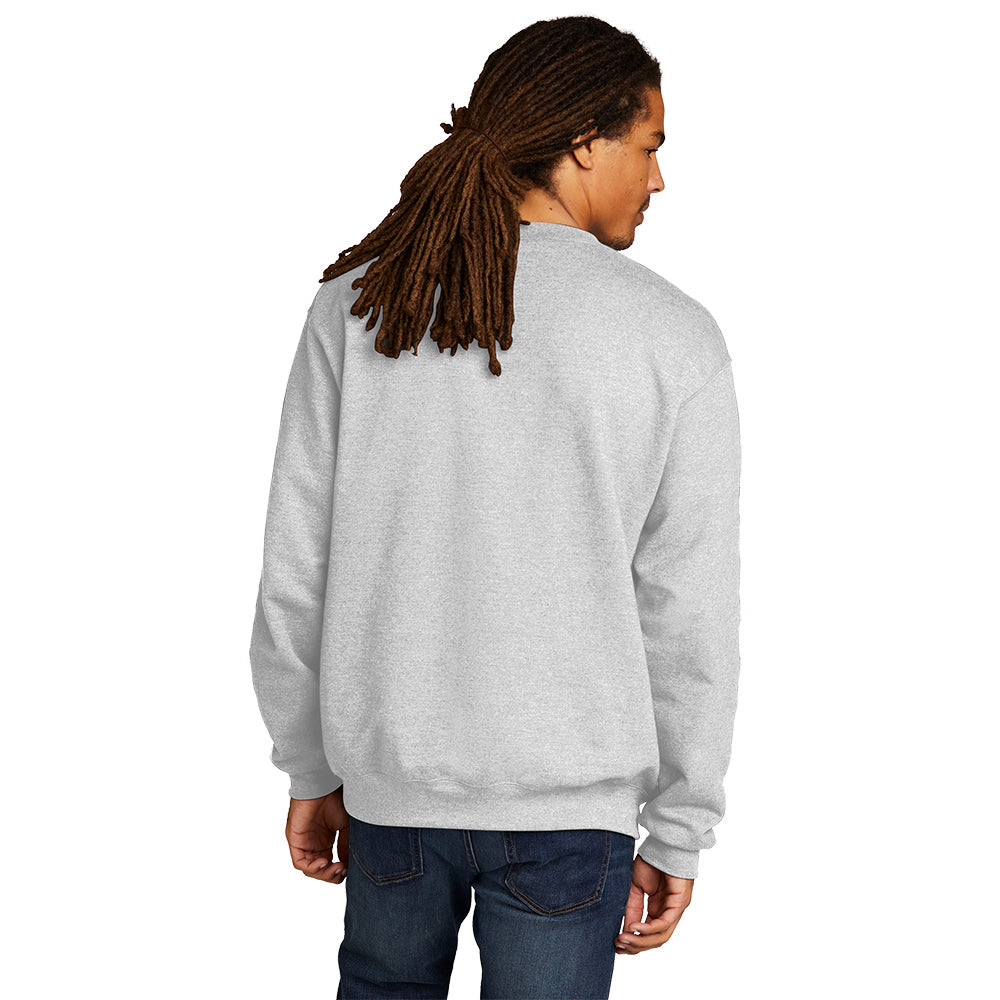 Champion Unisex Silver Grey Eco Fleece Crewneck Sweatshirt