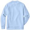 UNRL Men's Sky Blue Sueded Crewneck