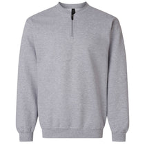 Gildan Unisex Sport Grey Midweight 1/4 Zip Sweatshirt