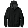 Gildan Men's Black Softstyle Midweight Fleece Full-Zip Hooded Sweatshirt