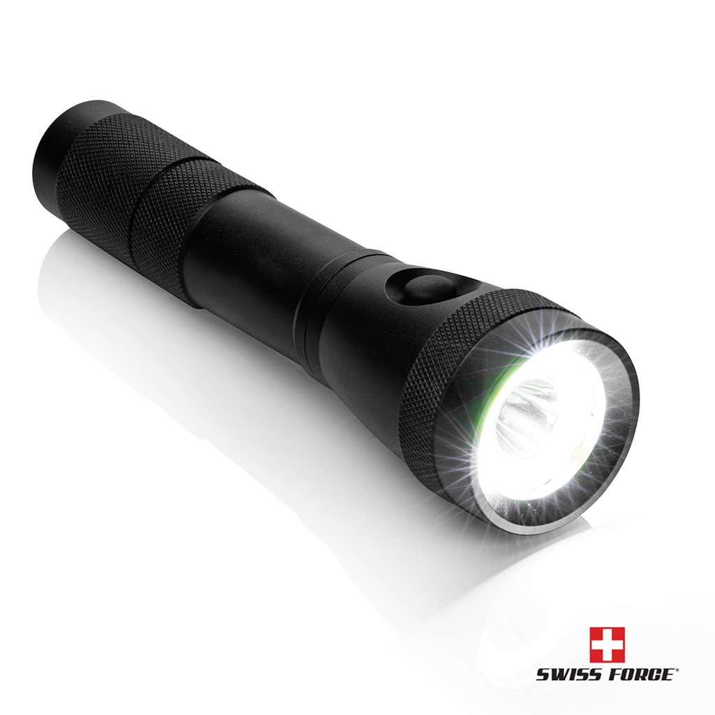 Swiss Force Black Lux Multi-Function Emergency Flashlight