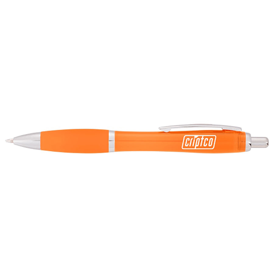 Bullet Orange Nash Retractable Ballpoint Pen