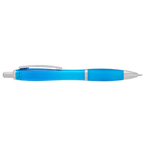 Bullet Translucent Teal Nash Retractable Ballpoint Pen