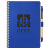 Bullet Blue 5'' x 7'' FSC Mix Spiral Notebook with Pen