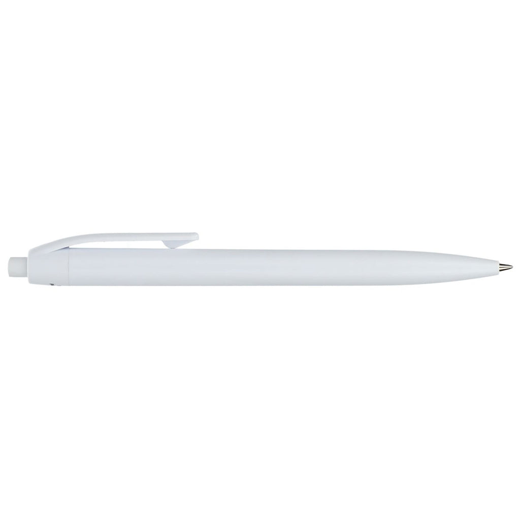 Bullet White Recycled ABS Plastic Gel Pen