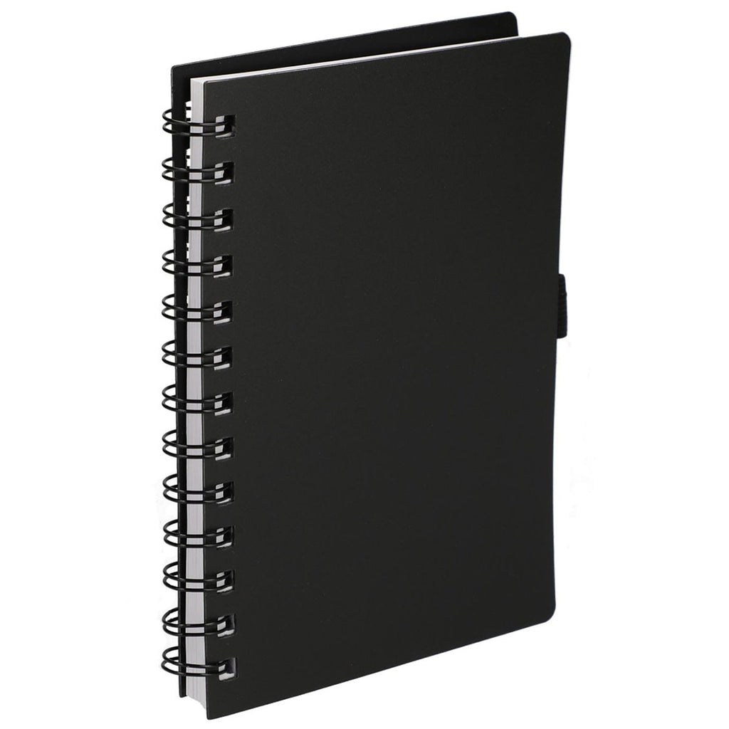 Bullet Black FSC Recycled Coordinator Spiral Notebook