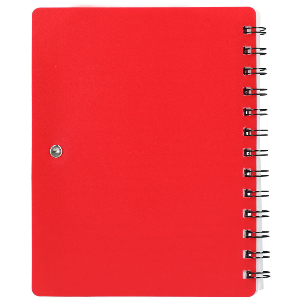 Bullet Red Recycled Pace Spiral Notebook W/Pen