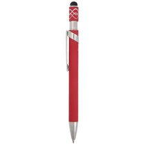 Bullet Red Simple Fidget Recycled Stylus Gel Pen