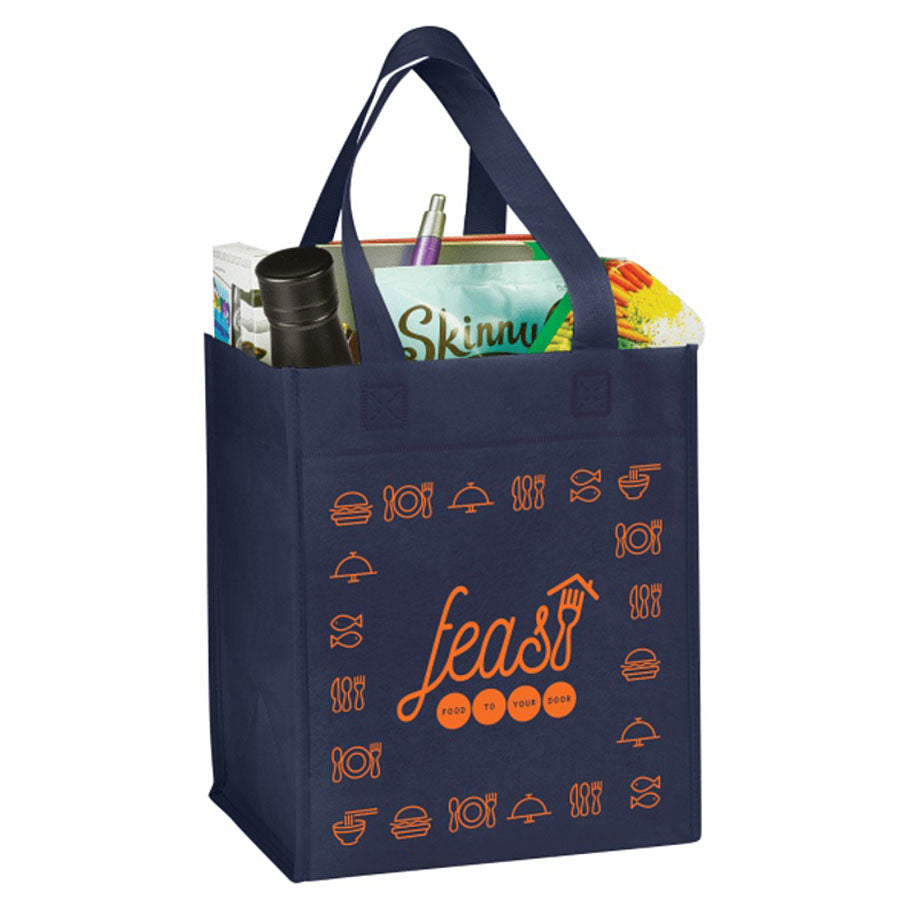 Bullet Navy Basic Grocery Tote