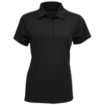 BAW Women's Black Sorona Polo