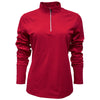 BAW Women's Maroon Sorona 1/4 Zip