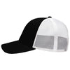 Sportsman Chino Black/White Lo-Pro Mesh Back Trucker Fit Cap
