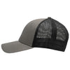 Sportsman Chino Grey/Black Lo-Pro Mesh Back Trucker Fit Cap