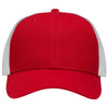 Sportsman Chino Red/White Lo-Pro Mesh Back Trucker Fit Cap